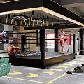 Modern Gym Simple Gym 3d model