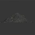Natural Rough Stone Material Pile With Scattered Fragments And Textured Surface