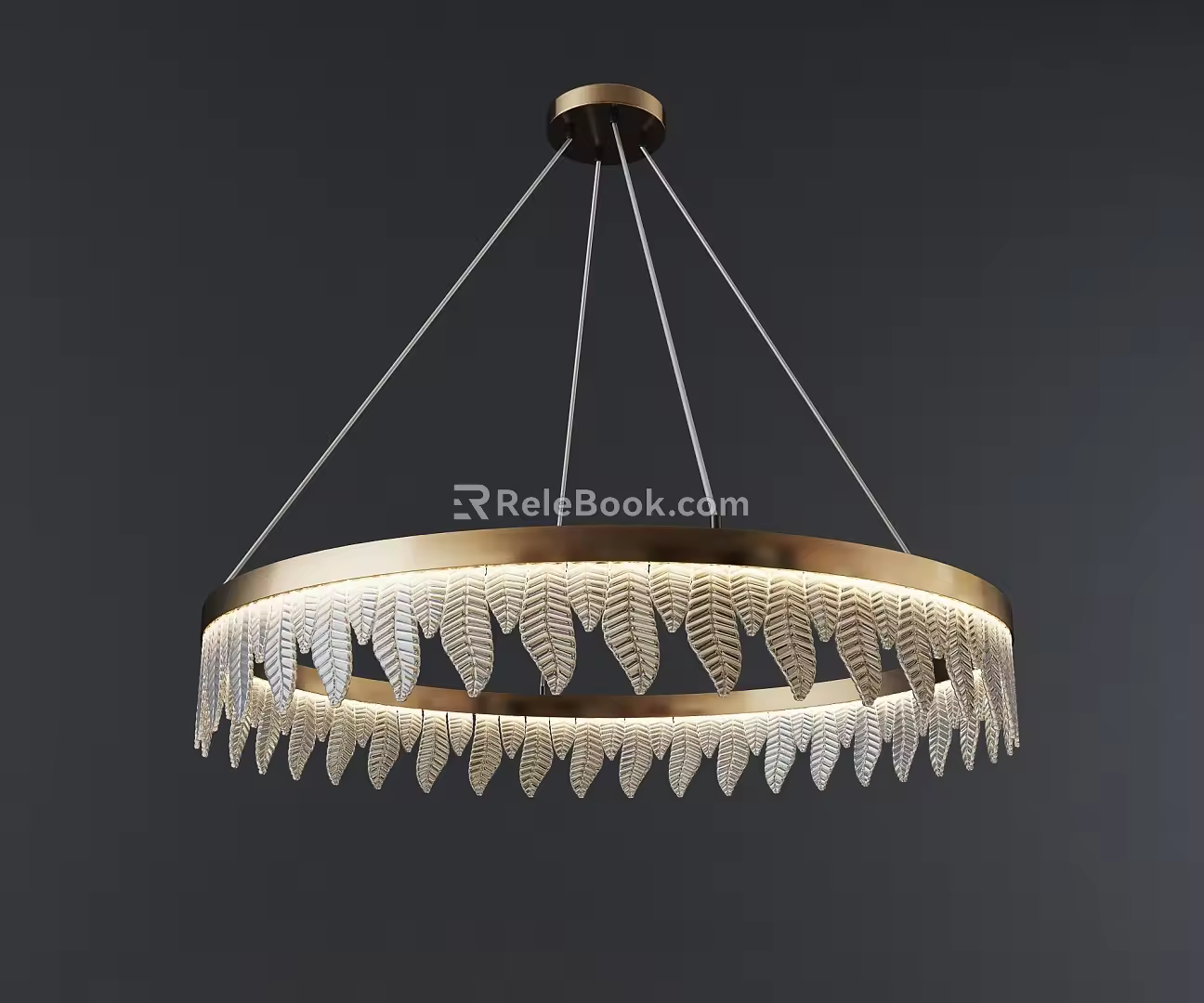 Modern chandelier 3d model