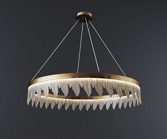 Modern chandelier 3d model