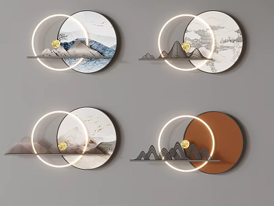 Wall Decoration Zen Pendant High-grade Wall Decoration Pendant 3d model