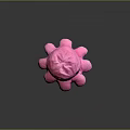 Soft Pink Octopus Plush Toy With Cute Smiling Face And Tentacles