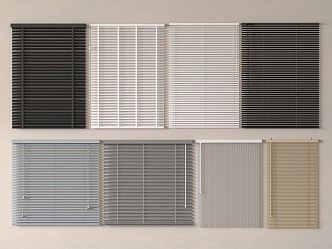 Modern venetian blinds 3d model