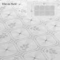 Marble Tiles With Geometric Pattern And Leaf Design For Interior Decoration