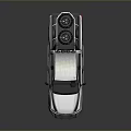 Nissan Pickup Truck With Roof Mounted Lights Body Stripes And Black Wheels