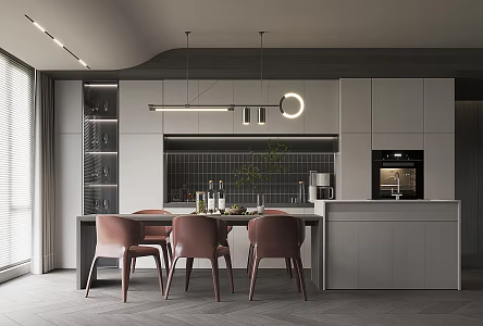 Modern Restaurant 3d model