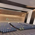 Report Hall Multimedia Classroom 3d model