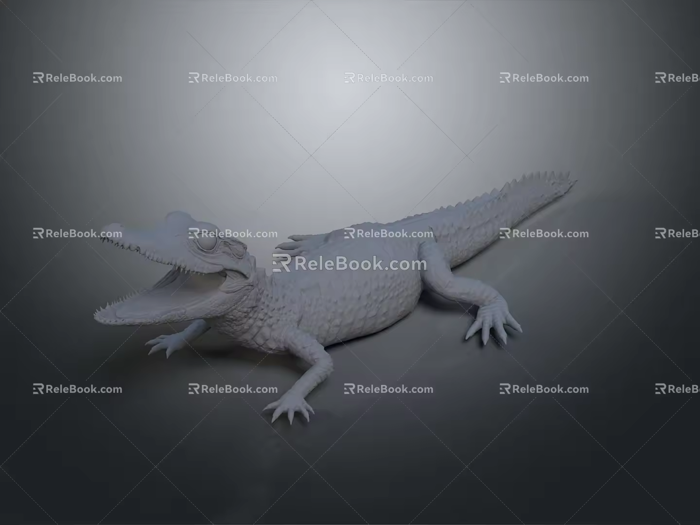 Crocodile Alligator Nile Crocodile carnivore reptile cold-blooded animal reptile 3d model