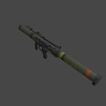 Shoulder-Launched Missile 3d model