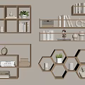 Wall Shelf Bookshelf 3d model