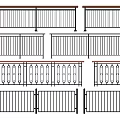 Various Metal Fence Railings Design With Decorative And Simple Style Combinations