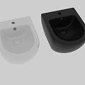 Modern White Wall Mounted Toilet With Sleek Ceramic Bathroom Design