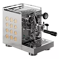 Modern Stainless Steel Coffee Machine As Functional Kitchen Appliance With Sleek Design