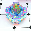 Colorful Multifunctional Children's Toy Activity Table With Small Balls Various Patterns And Play Surfaces