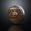 Retro Shield Badge 3d model