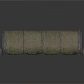 Medieval Canvas Tent Structure With Arched Frame And Durable Fabric Cover