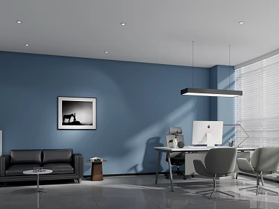 Modern Office Manager's Office 3d model