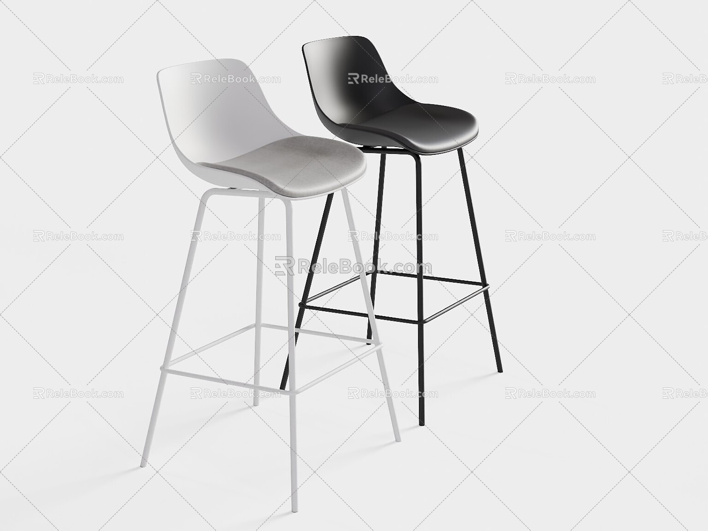 BANQUETA Bar Chair 3d model