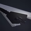 Futuristic White Passenger Aircraft With Sleek Design And 3D Model Concept