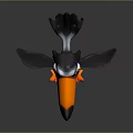 toucan cartoon toucan toy toucan cartoon character 3d model