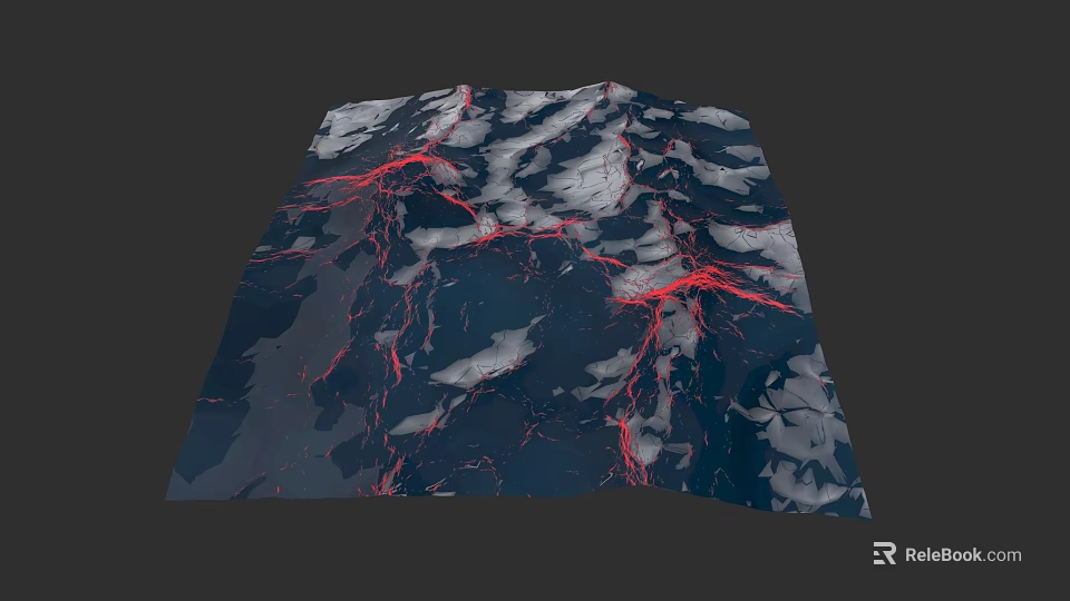 Stylish Sailboat Design With Dark Blue Base And Red White Patterns 3d model