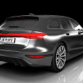 Audi Silver Modern Sedan With Sleek Body Alloy Wheels And Front Grille Design