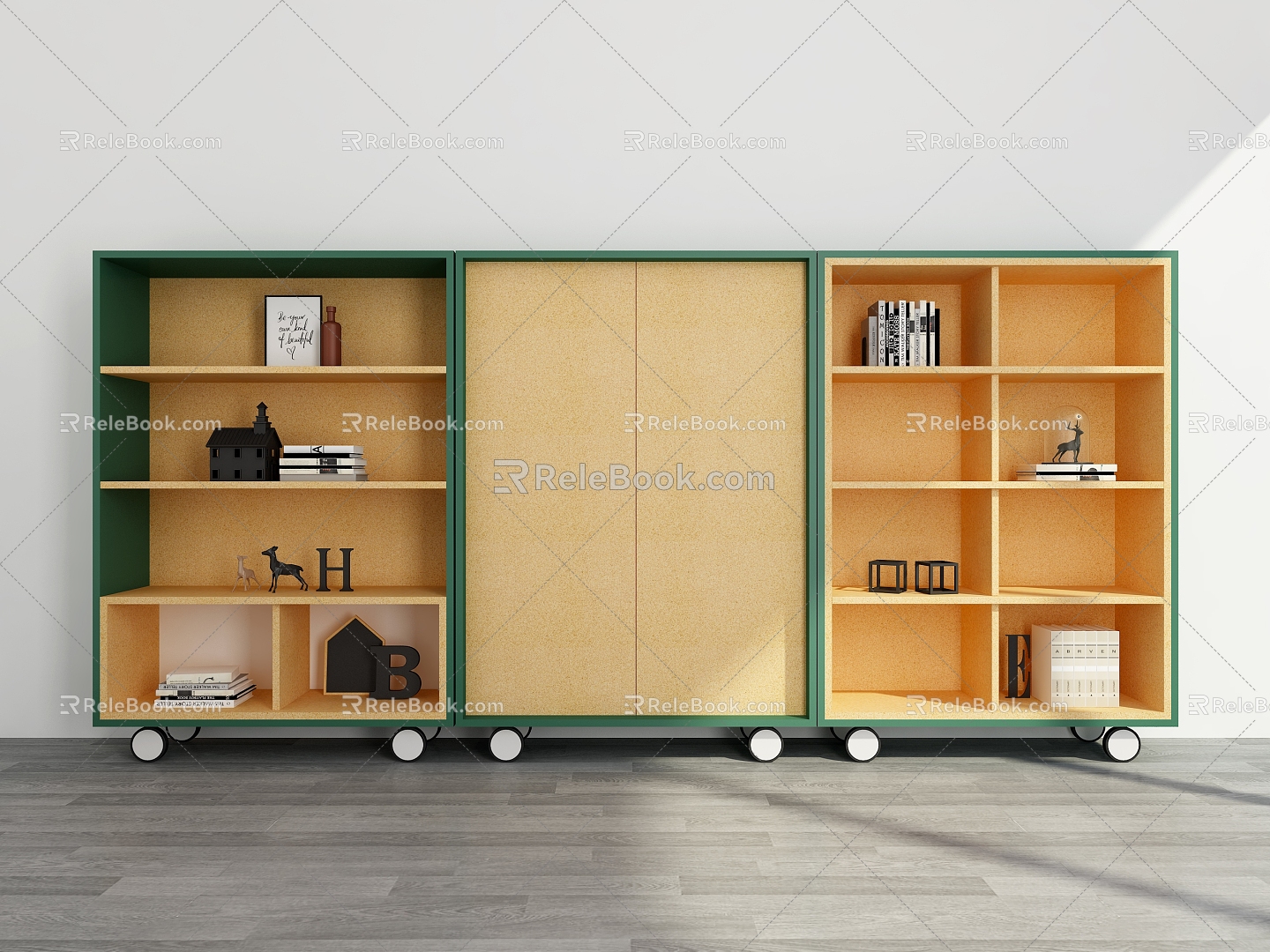 Modern Bookcase Mobile Bookcase Bookcase Ornaments Bookcase Decoration Bookcase Combination Storage Cabinet Rack Bookcase Bookcase Bookcase Bookshelf 3d model