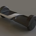 Modern Electric Hoverboard With Black White Design And Dual Anti Slip Footboard