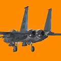 Fighter F15E Fighter Multi-Purpose Jet Fighter 3d model