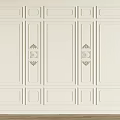 Carved clapboard lines 3d model