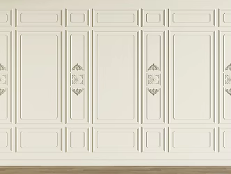 Carved clapboard lines 3d model