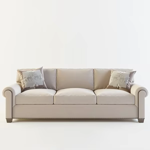 Three-seat sofa 3d model