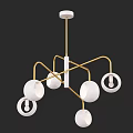 Modern chandelier 3d model