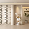 Entrance aisle partition 3d model