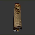 Ornate Red and Gold Robe with Intricate Traditional Patterns and Elegant Design