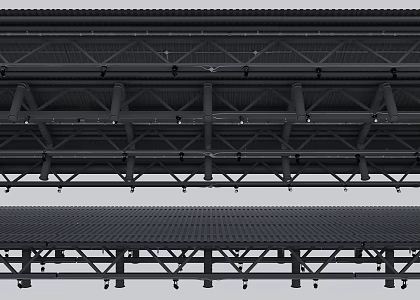 modern industrial ceiling 3d model