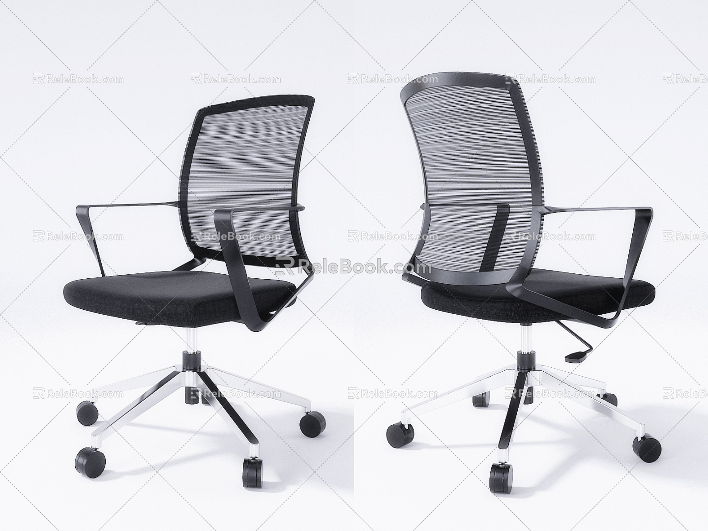 Modern office chair 3d model