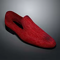 Soft Red Plush Slippers Ideal for Comfortable Indoor Home Wear