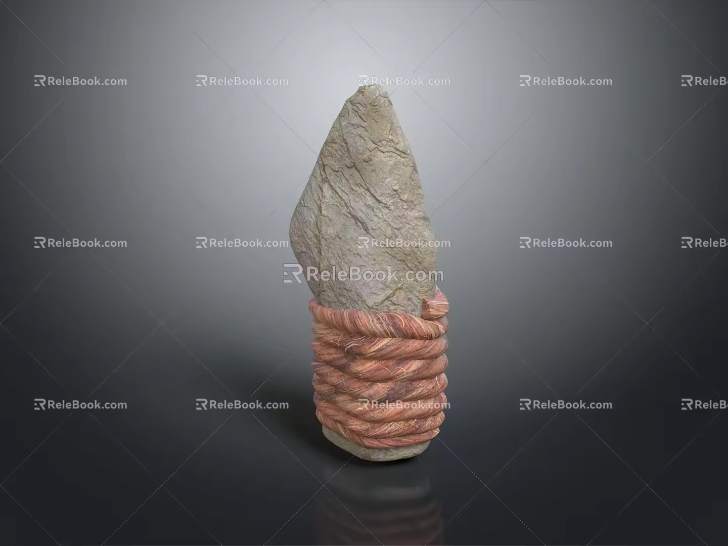 Dagger Stone Age Dagger Sword Knife Bayonet Pickknife Magic Dagger Magic Knife 3d model