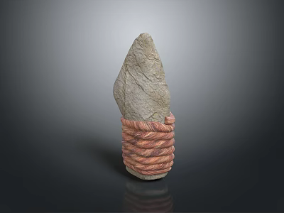 Dagger Stone Age Dagger Sword Knife Bayonet Pickknife Magic Dagger Magic Knife 3d model