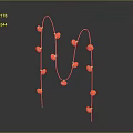 Orange Halloween Pumpkin String Lights Decoration For Home Party Supplies
