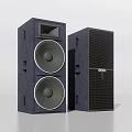 BECK Black Floor Standing Speaker System With Dual Woofer And Modern Design