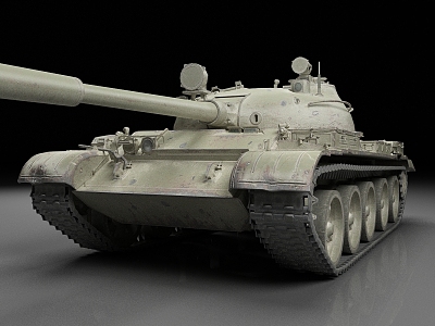 t62 tank soviet tank heavy tank main battle tank 3d model