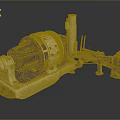 Professional Industrial Machinery With White Structure Mechanical Components And Metal Parts
