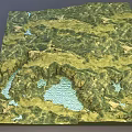 Commercial 3D Terrain Model Equipment For Geographic Topographic