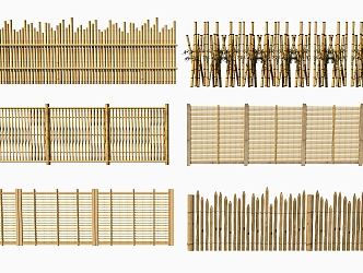 New Chinese Fence 3d model