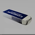 Spencer Magic Premium Eraser Bar with Blue Packaging and White Rectangular Design 3d model