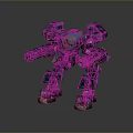 Mech Warrior Mech Soldier Machine Battlearm Mechanical Battlearm Machine Fighter Robot 3d model
