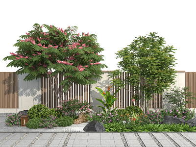 Modern Plant Heap 3d model