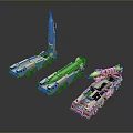 Detailed Military Tank Models With Different Types And Armored Design Features